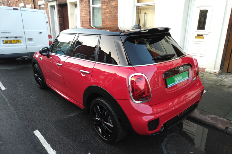 Illustration for article titled Today's clean. 2018 Mini Cooper with Cooper Works Chilli Pack. WARNING PIC HEAVY